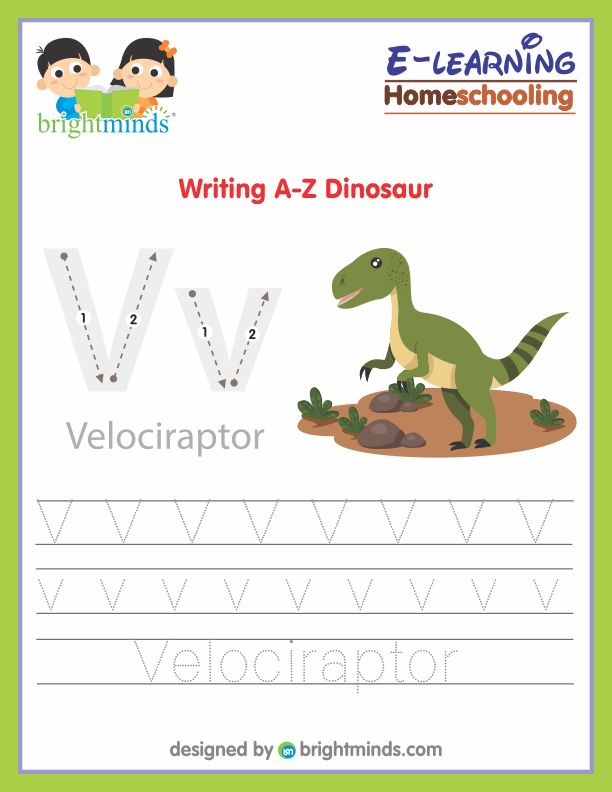 Writing A-Z Dinosaur