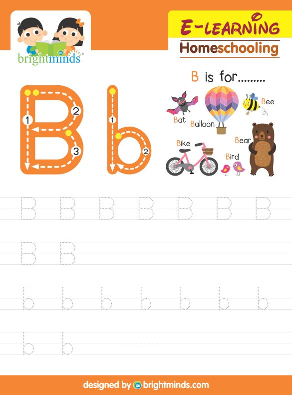 Tracing Alphabet B