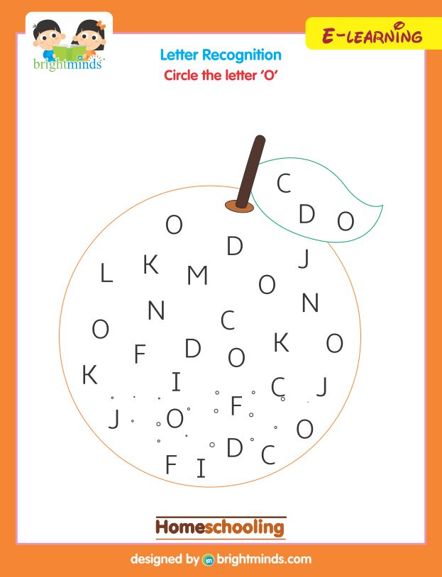 Circle the letter O