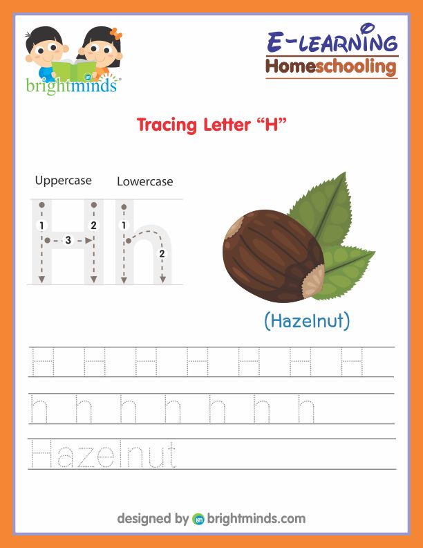 Tracing Alphabet H
