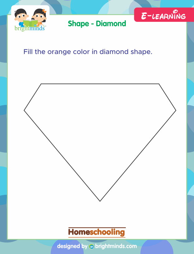 Color the Diamond Shape