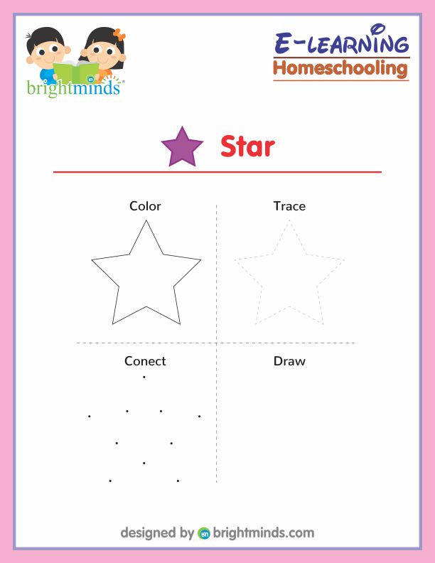 Trace And Color Star