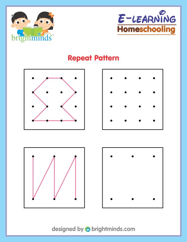 Repeat Pattern Worksheet