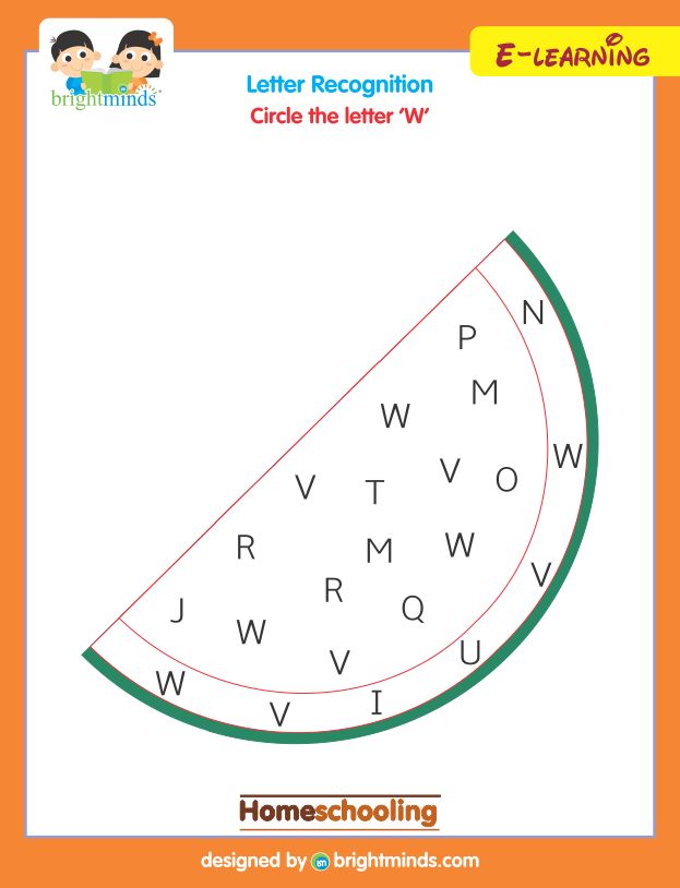 Circle the letter W