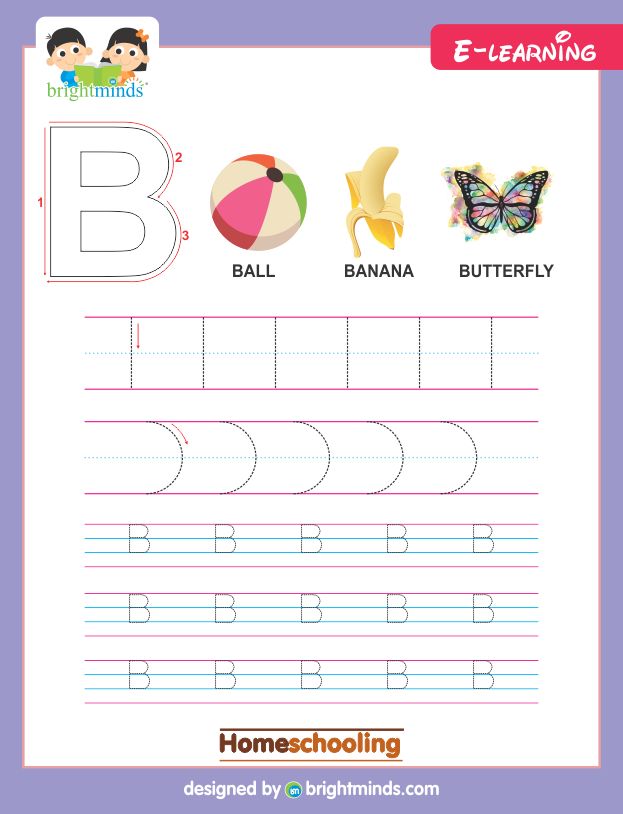 Tracing Alphabet B