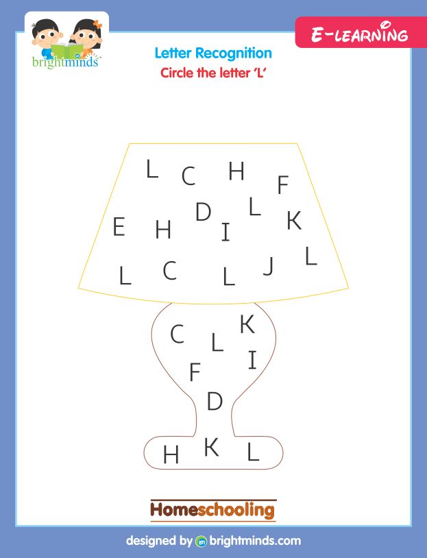 Circle the letter L