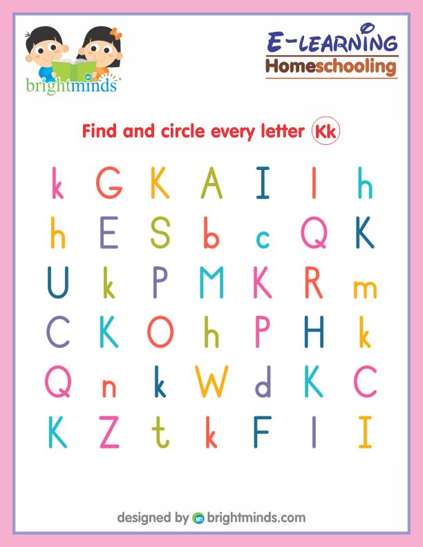 Find and circle every letter