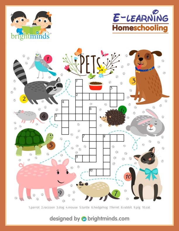 Pets Crossword