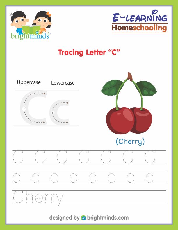 Tracing Alphabet C