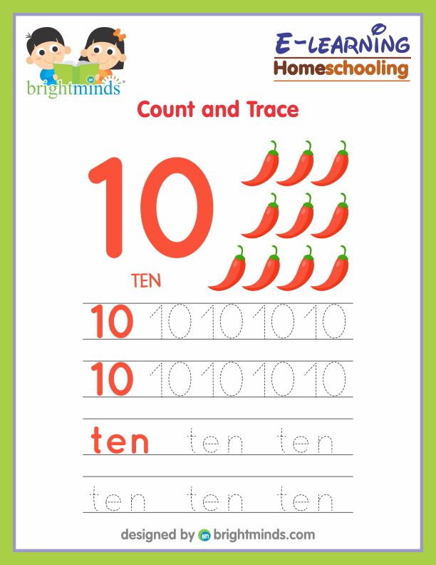 Count and Trace Ten