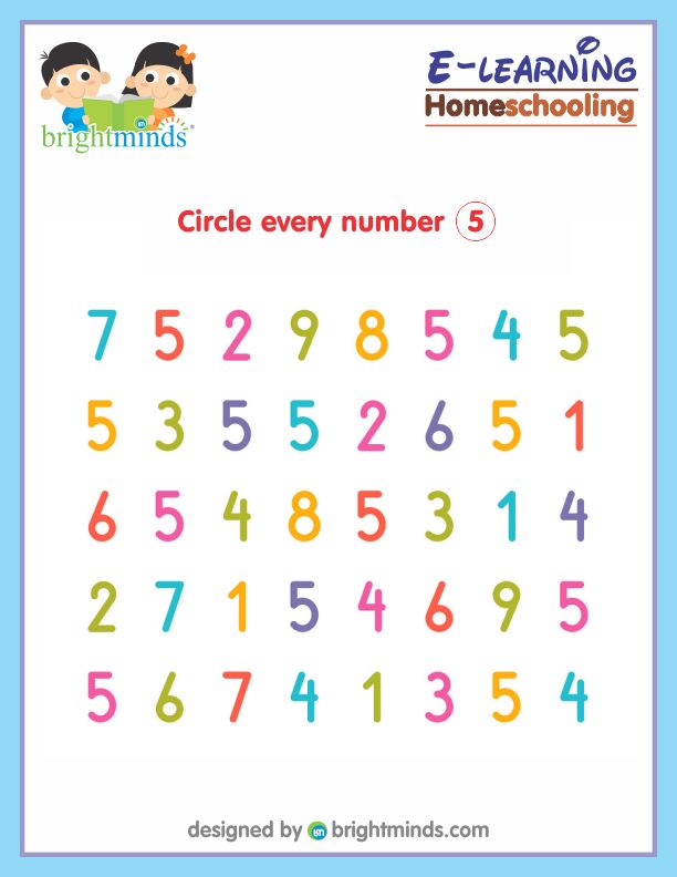 Circle Every Number Five