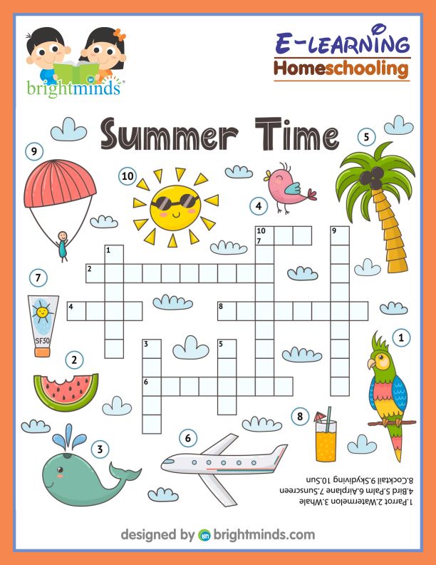 Summer Time Crossword