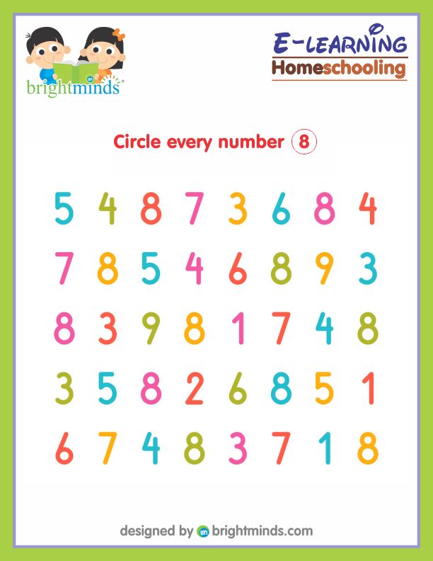 Circle Every Number Eight