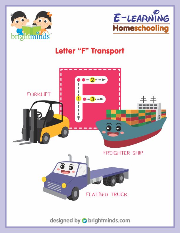 Letter F Transport